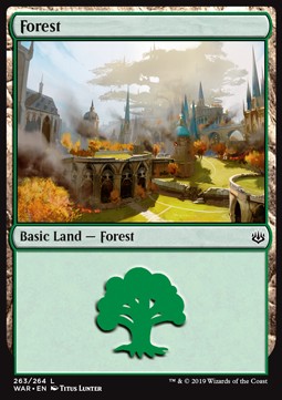 Forest (V.2) - War of the Spark (Land) [WAR-263]
