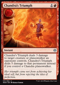 Chandra's Triumph - War of the Spark (Uncommon) [WAR-121]