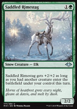 Saddled Rimestag - Modern Horizons (Uncommon) [MH1-177]