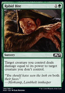 Rabid Bite - Core 2020 (Common) [M20-190]