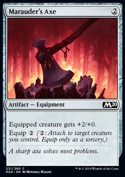 Marauder's Axe - Core 2020 (Common) [M20-231]