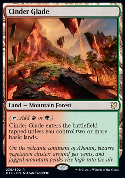 Cinder Glade - Commander 2019 (Rare) [C19-236]