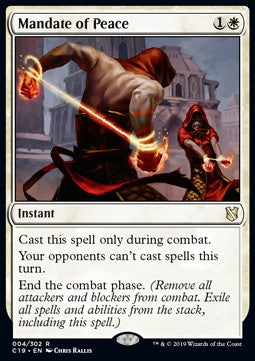 Mandate of Peace - Commander 2019 (Rare) [C19-4]