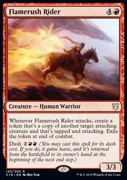 Flamerush Rider - Commander 2019 (Rare) [C19-143]