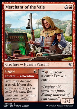 Merchant of the Vale // Haggle - Throne of Eldraine (Common) [ELD-131]
