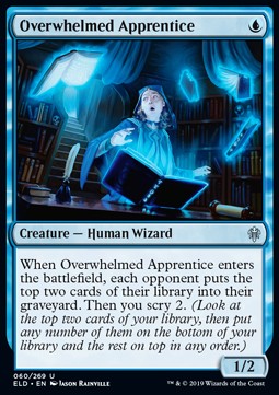 Overwhelmed Apprentice - Throne of Eldraine (Uncommon) [ELD-60]
