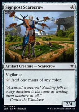 Signpost Scarecrow - Throne of Eldraine (Common) [ELD-231]