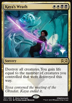 Kaya's Wrath - Throne of Eldraine: Promos (Rare) [PELD-187]