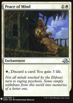 Peace of Mind - Mystery Booster (Uncommon) [MYS-36]