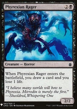 Phyrexian Rager - Mystery Booster (Common) [MYS-62]