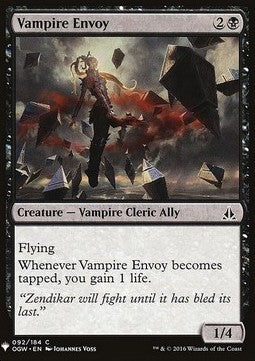 Vampire Envoy - Mystery Booster (Common) [MYS-92]