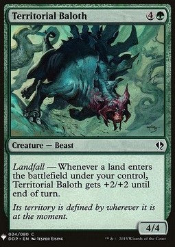 Territorial Baloth - Mystery Booster (Common) [MYS-24]