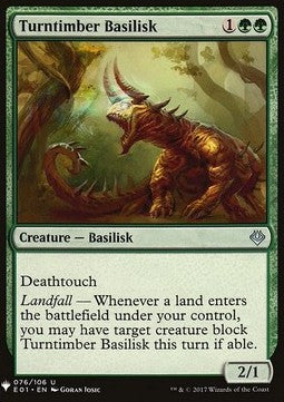 Turntimber Basilisk - Mystery Booster (Uncommon) [MYS-76]