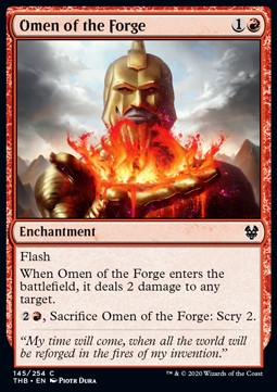 Omen of the Forge - Theros Beyond Death (Common) [THB-145]