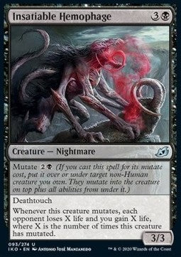 Insatiable Hemophage - Ikoria: Lair of Behemoths (Uncommon) [IKO-93]