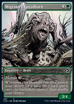 Migratory Greathorn - Ikoria: Lair of Behemoths: Extras (Common) [XIKO-297]