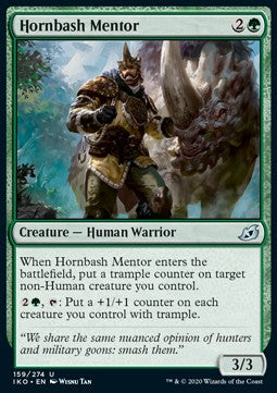 Hornbash Mentor - Ikoria: Lair of Behemoths (Uncommon) [IKO-159]