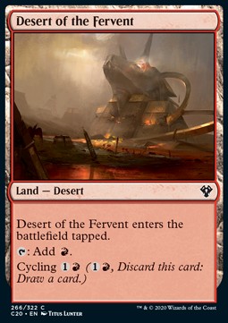 Desert of the Fervent - Commander: Ikoria (Common) [C20-266]