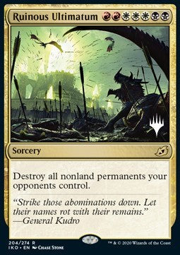 Ruinous Ultimatum (V.1) - Ikoria: Lair of Behemoths: Promos (Rare) [PIKO-204]