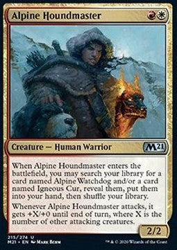 Alpine Houndmaster - Core 2021 (Uncommon) [M21-215]
