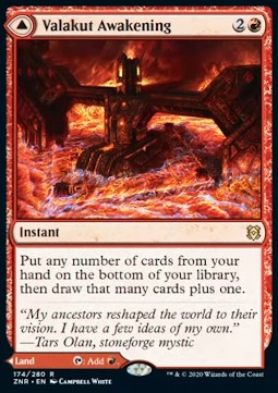 Valakut Awakening // Valakut Stoneforge - Zendikar Rising (Rare) [ZNR-174]