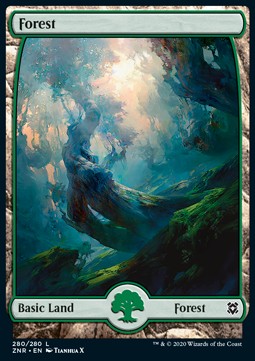 Forest (V.3) - Zendikar Rising (Land) [ZNR-280]