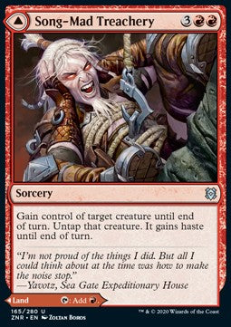 Song-Mad Treachery // Song-Mad Ruins - Zendikar Rising (Uncommon) [ZNR-165]