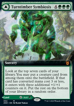 Turntimber Symbiosis // Turntimber, Serpentine Wood - Zendikar Rising: Extras (Mythic) [XZNR-364]