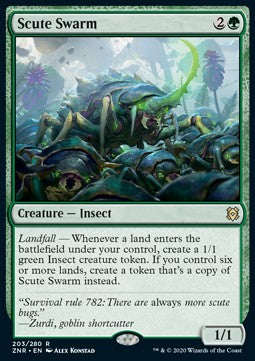 Scute Swarm - Zendikar Rising (Rare) [ZNR-203]