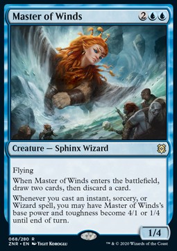 Master of Winds - Zendikar Rising (Rare) [ZNR-68]