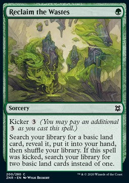 Reclaim the Wastes - Zendikar Rising (Common) [ZNR-200]