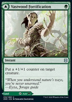 Vastwood Fortification // Vastwood Thicket - Zendikar Rising (Uncommon) [ZNR-216]