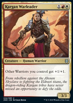 Kargan Warleader - Zendikar Rising (Uncommon) [ZNR-224]