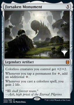 Forsaken Monument (V.1) - Zendikar Rising: Promos (Mythic) [PZNR-244]