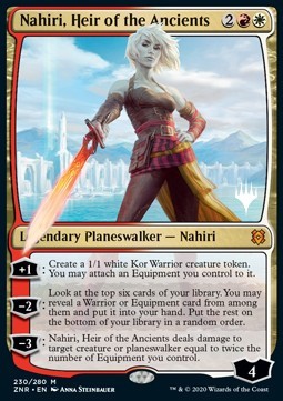 Nahiri, Heir of the Ancients (V.1) - Zendikar Rising: Promos (Mythic) [PZNR-230]