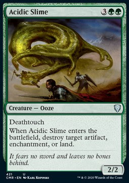 Acidic Slime (V.1) - Commander Legends: Extras (Uncommon) [XCMR-421]