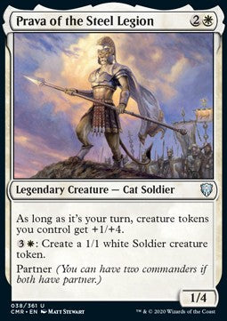 Prava of the Steel Legion - Commander Legends (Uncommon) [CMR-38]
