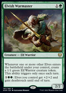 Elvish Warmaster - Kaldheim (Rare) [KHM-167]