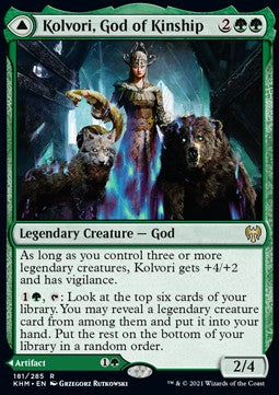 Kolvori, God of Kinship // The Ringhart Crest - Kaldheim (Rare) [KHM-181]