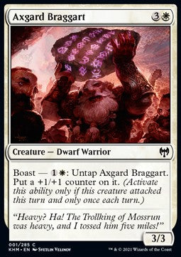 Axgard Braggart - Kaldheim (Common) [KHM-1]