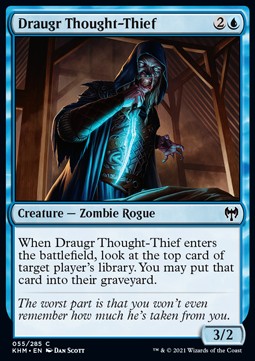 Draugr Thought-Thief - Kaldheim (Common) [KHM-55]