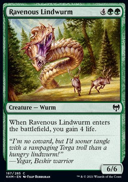 Ravenous Lindwurm - Kaldheim (Common) [KHM-187]