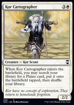 Kor Cartographer - Commander: Kaldheim (Common) [KHC-28]