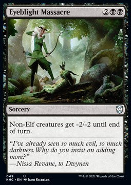 Eyeblight Massacre - Commander: Kaldheim (Uncommon) [KHC-49]