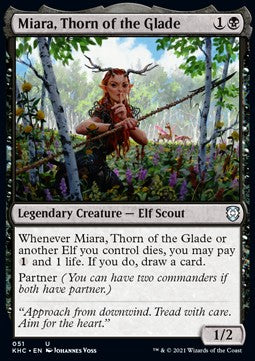 Miara, Thorn of the Glade - Commander: Kaldheim (Uncommon) [KHC-51]