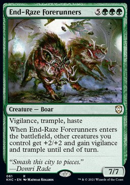 End-Raze Forerunners - Commander: Kaldheim (Rare) [KHC-61]