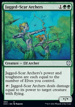 Jagged-Scar Archers - Commander: Kaldheim (Uncommon) [KHC-65]