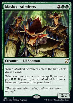 Masked Admirers - Commander: Kaldheim (Rare) [KHC-69]