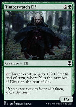 Timberwatch Elf - Commander: Kaldheim (Common) [KHC-76]
