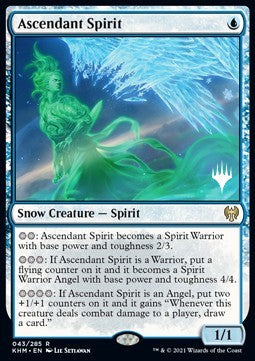 Ascendant Spirit (V.2) - Kaldheim: Promos (Rare) [PKHM-43]